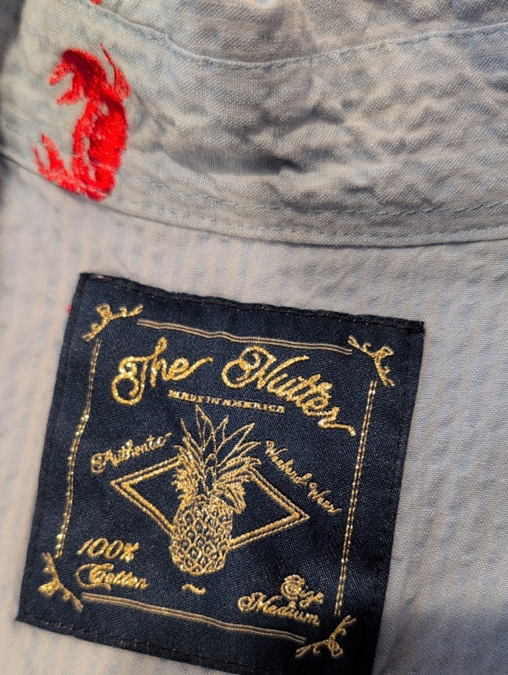 Chubbies The Nutter Seersucker Crab Popover Short Sleeve - Picture 4 of 7
